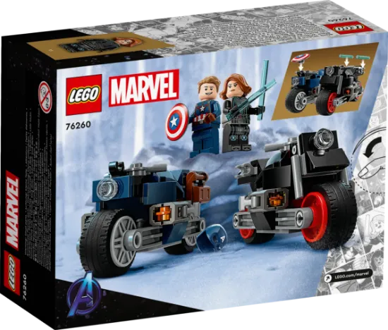 Picture of LEGO Super Heroes 76260 Black Widow & Captain America Motorcycles