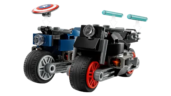 Picture of LEGO Super Heroes 76260 Black Widow & Captain America Motorcycles