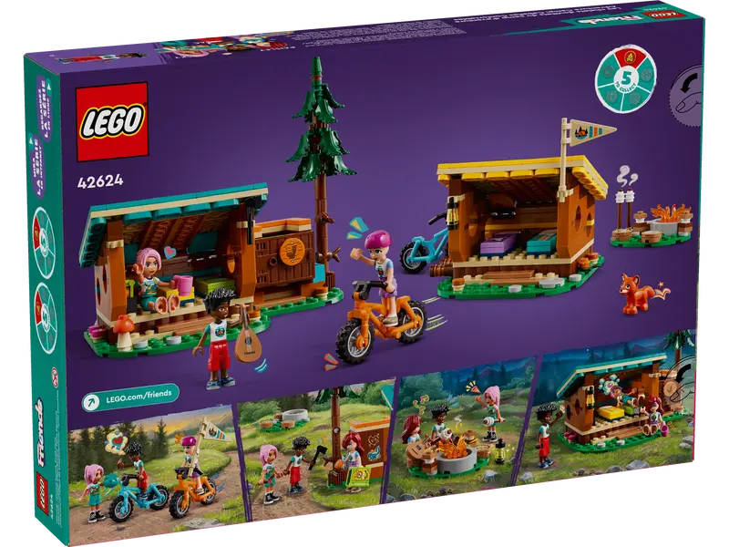 Picture of LEGO Friends 42624 Adventure Camp Cosy Cabins