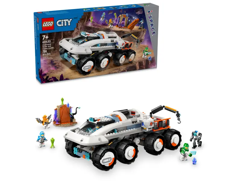 Picture of LEGO City 60432 Command Rover and Crane Loader Toy