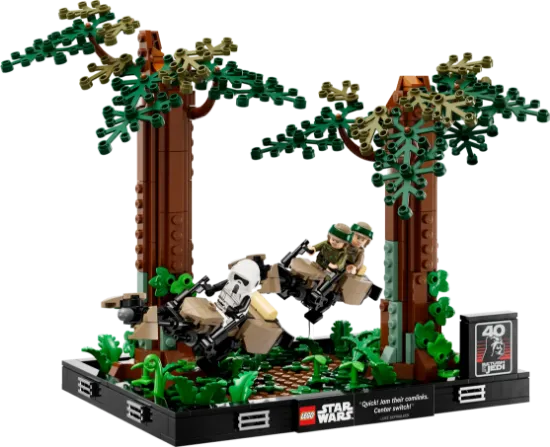 Picture of LEGO Star Wars 75353 Endor™ Speeder Chase Diorama