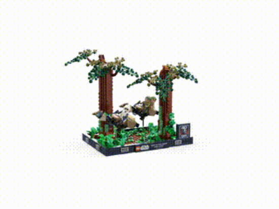 Picture of LEGO Star Wars 75353 Endor™ Speeder Chase Diorama