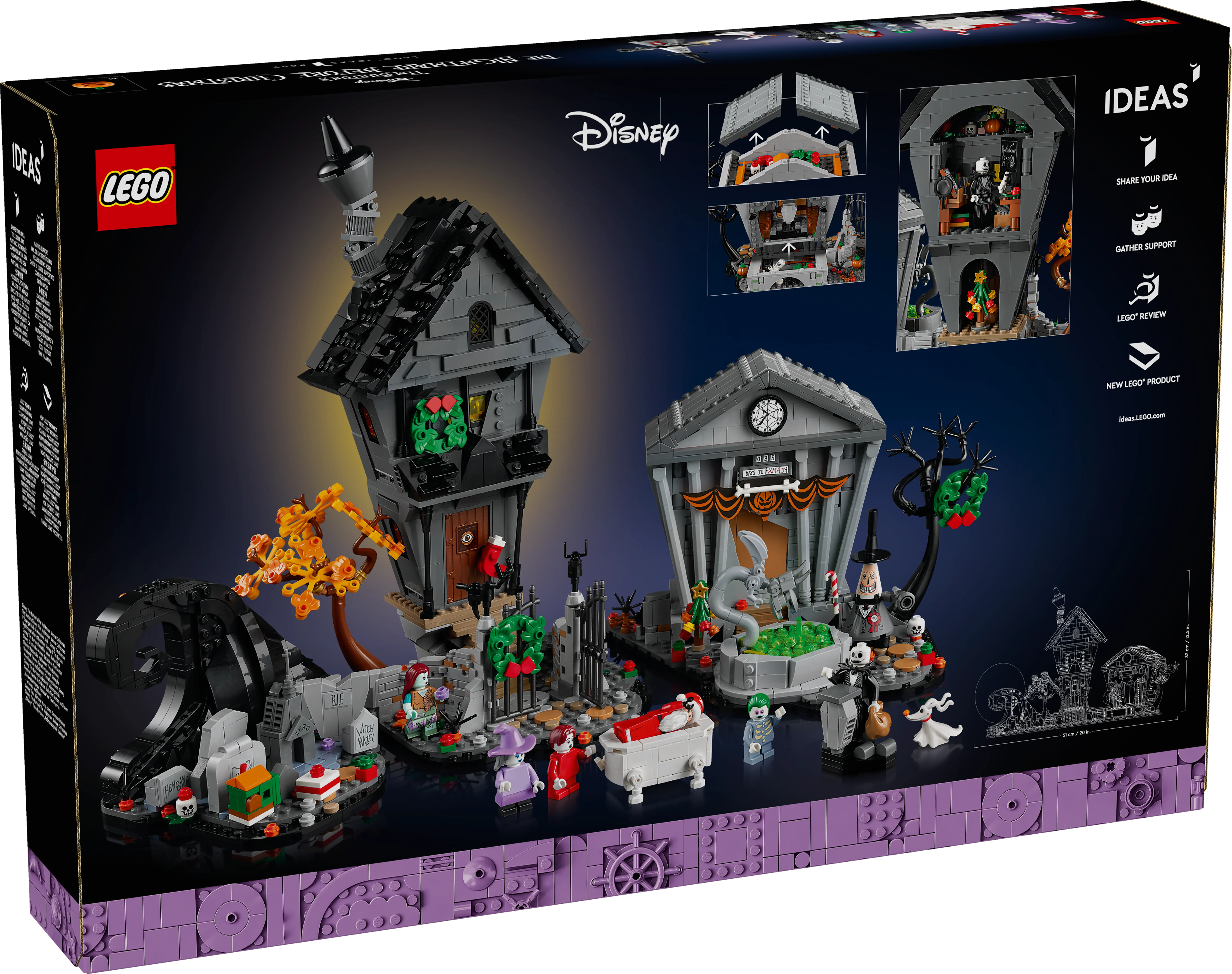 Picture of LEGO IDEAS 21351 Disney Tim Burton's The Nightmare Before Christmas