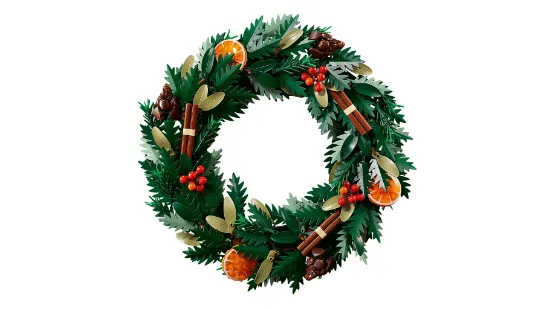 Picture of LEGO Icons 10340  Wreath-Making Kit, Holiday Home Decor Set