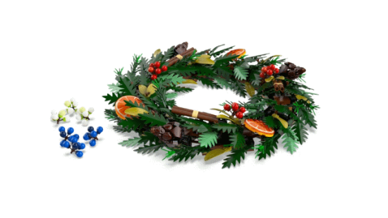 Picture of LEGO Icons 10340  Wreath-Making Kit, Holiday Home Decor Set