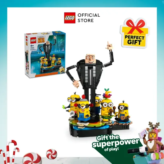 Picture of LEGO Despicable Me 4 75582 Brick-Built Gru and Minions