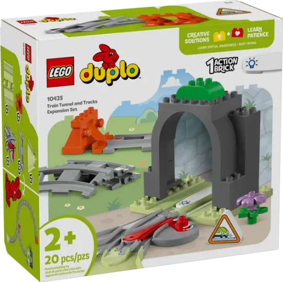 Picture of LEGO DUPLO Town 10425 Train Tunnel and Tracks Expansion Set