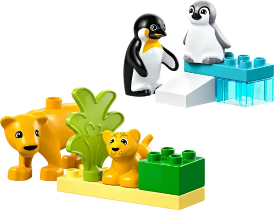 Picture of LEGO DUPLO Town 10442 Wild Animal Families: Penguins & Lions