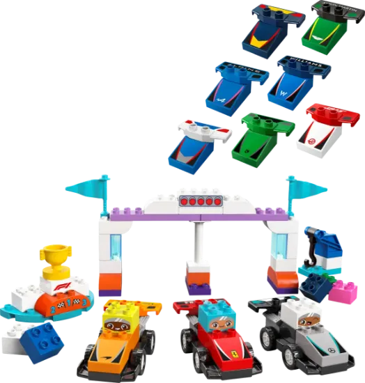 Picture of LEGO DUPLO Town 10445 F1 Team Race Cars & Drivers