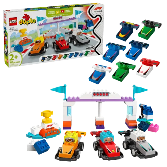 Picture of LEGO DUPLO Town 10445 F1 Team Race Cars & Drivers