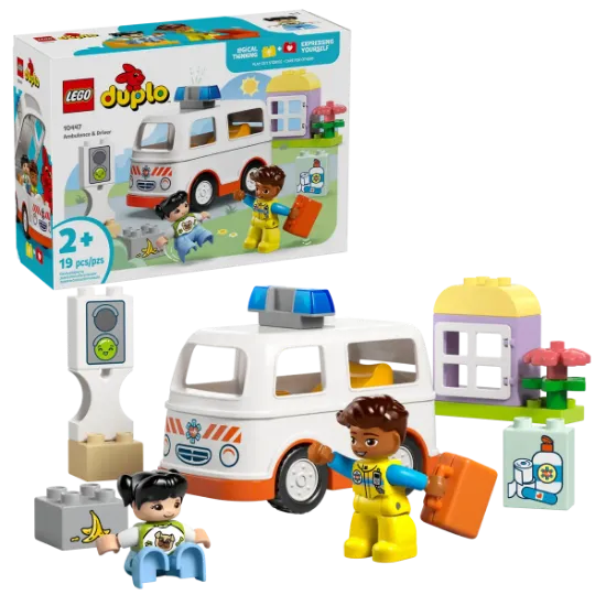 Picture of LEGO DUPLO Town 10447 Ambulance & Driver 