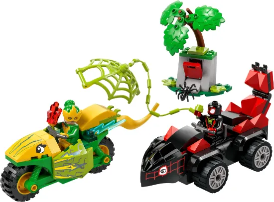 Picture of LEGO Marvel Spidey And His Amazing Friends 11198 Spin and Electro Dinosaur Vehicle Chase