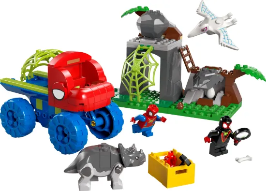 Picture of LEGO Marvel Spidey And His Amazing Friends 11199 Team Spidey Dino Crawler Rescue