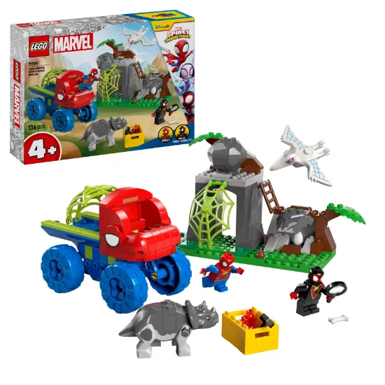 Picture of LEGO Marvel Spidey And His Amazing Friends 11199 Team Spidey Dino Crawler Rescue