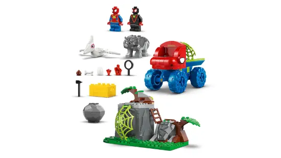 Picture of LEGO Marvel Spidey And His Amazing Friends 11199 Team Spidey Dino Crawler Rescue