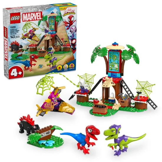 Picture of LEGO Marvel Spidey And His Amazing Friends 11200 Spidey and Gobby Raptor Battle at Tree House HQ 