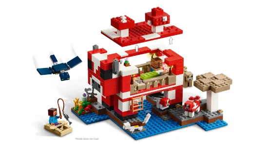 Picture of LEGO Minecraft 21270 The Mooshroom House