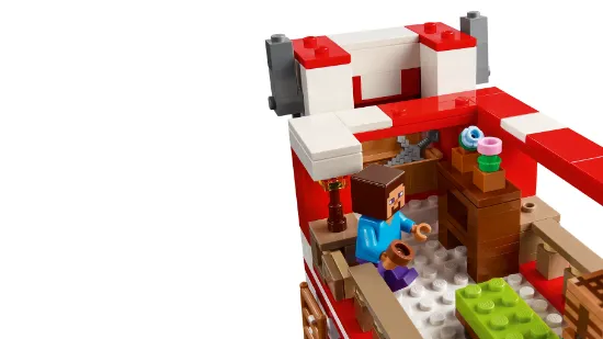 Picture of LEGO Minecraft 21270 The Mooshroom House