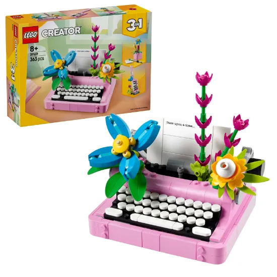 Picture of LEGO Creator 3in1 31169 Typewriter with Flowers