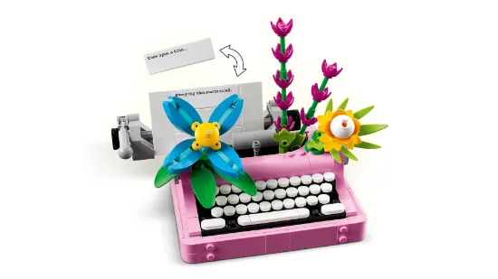 Picture of LEGO Creator 3in1 31169 Typewriter with Flowers