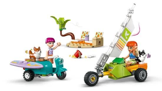 Picture of LEGO Friends 42641 Surfing Dogs and Scooter Adventure 