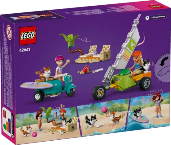 Picture of LEGO Friends 42641 Surfing Dogs and Scooter Adventure 