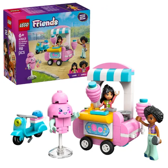 Picture of LEGO Friends 42643 Candyfloss Stand and Scooter