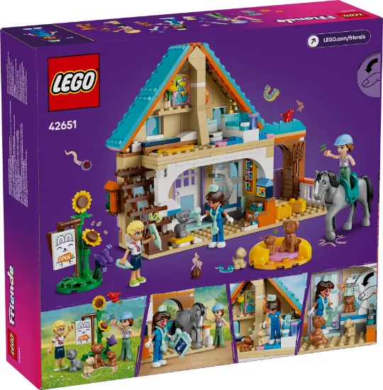 Picture of LEGO Friends 42651 Horse and Pet Vet Clinic 