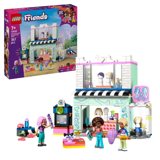 Picture of LEGO Friends 42662 Hair Salon and Accessories Shop