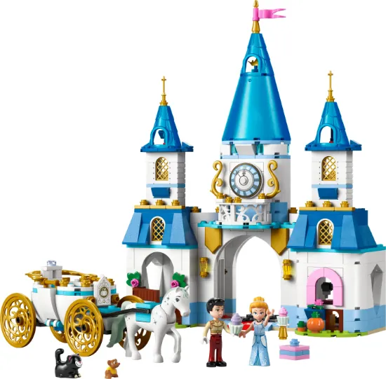 Picture of LEGO Disney Princess 43275 Cinderella Castle & Horse Carriage 