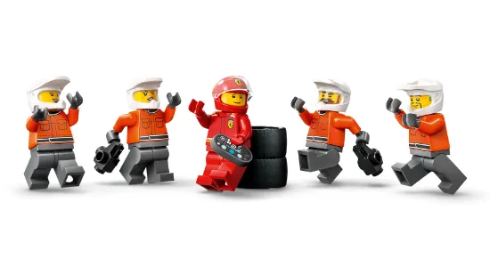 Picture of LEGO City 60443 F1 Pit Stop & Pit Crew with Ferrari Car 