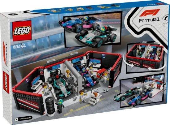 Picture of LEGO City 60444 F1 Garage & Mercedes-AMG & Alpine Cars 