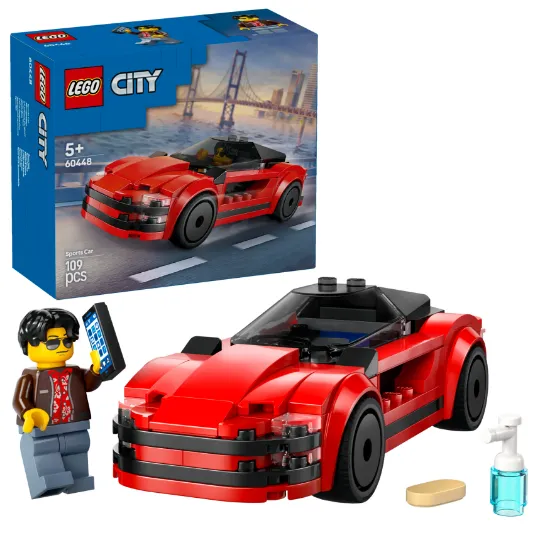 Picture of LEGO City 60448 Red Sports Car