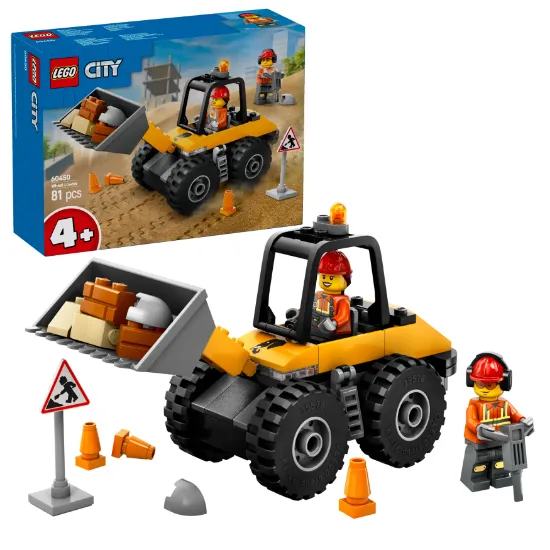 Picture of LEGO City 60450 Yellow Construction Wheel Loader 