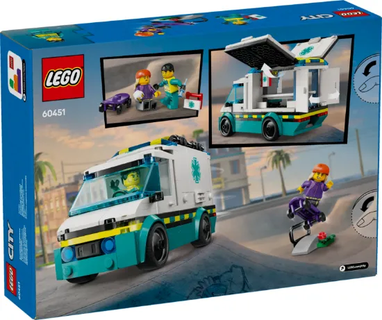 Picture of LEGO City 60451 Emergency Ambulance 