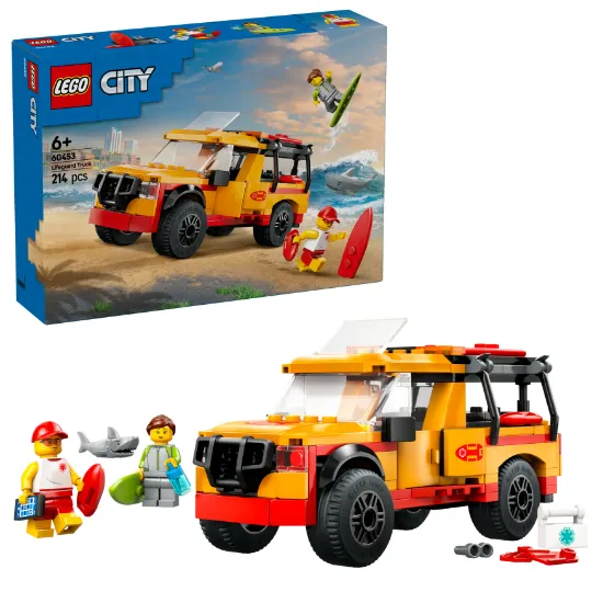 Picture of LEGO City 60453 Lifeguard Beach Rescue Truck 