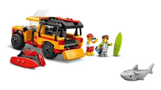 Picture of LEGO City 60453 Lifeguard Beach Rescue Truck 