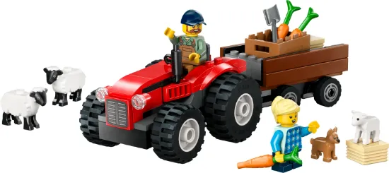 Picture of LEGO City 60461 Red Farm Tractor with Trailer & Sheep