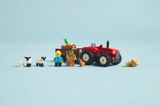 Picture of LEGO City 60461 Red Farm Tractor with Trailer & Sheep