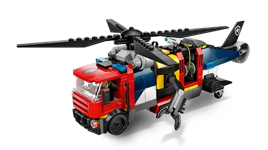 Picture of LEGO City 60462 Helicopter, Fire Engine & Submarine Remix