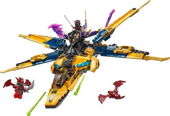 Picture of LEGO NINJAGO 71833 Ras and Arin Super Storm Jet 