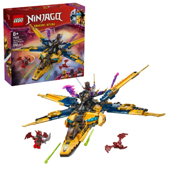 Picture of LEGO NINJAGO 71833 Ras and Arin Super Storm Jet 