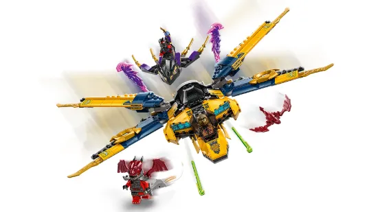 Picture of LEGO NINJAGO 71833 Ras and Arin Super Storm Jet 