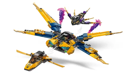 Picture of LEGO NINJAGO 71833 Ras and Arin Super Storm Jet 