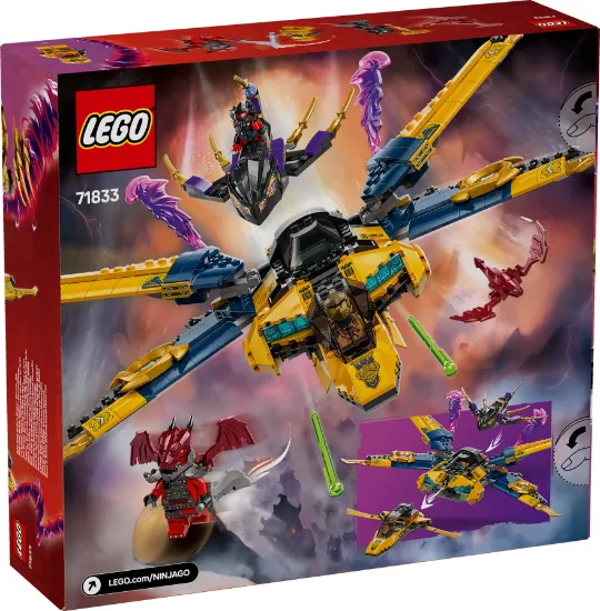 Picture of LEGO NINJAGO 71833 Ras and Arin Super Storm Jet 