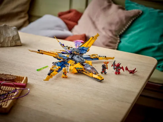 Picture of LEGO NINJAGO 71833 Ras and Arin Super Storm Jet 