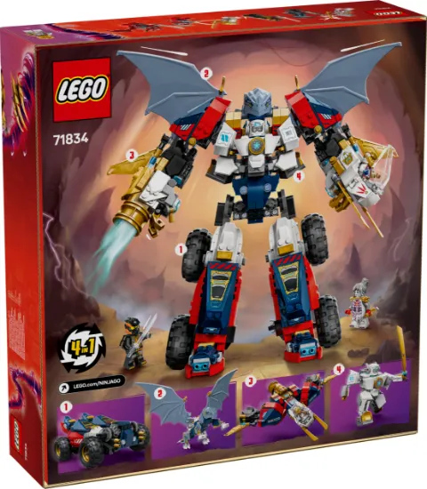 Picture of LEGO NINJAGO 71834 Zane Ultra Combiner Mech 