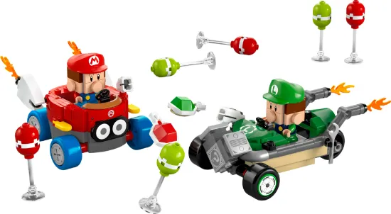 Picture of LEGO Super Mario 72034 Mario Kart – Baby Mario vs. Baby Luigi