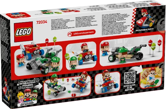 Picture of LEGO Super Mario 72034 Mario Kart – Baby Mario vs. Baby Luigi