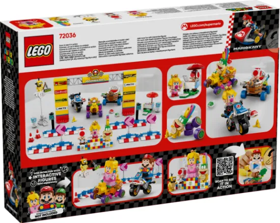 Picture of LEGO Super Mario 72036 Mario Kart – Baby Peach & Grand Prix Set